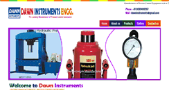 Desktop Screenshot of dawninstruments.com